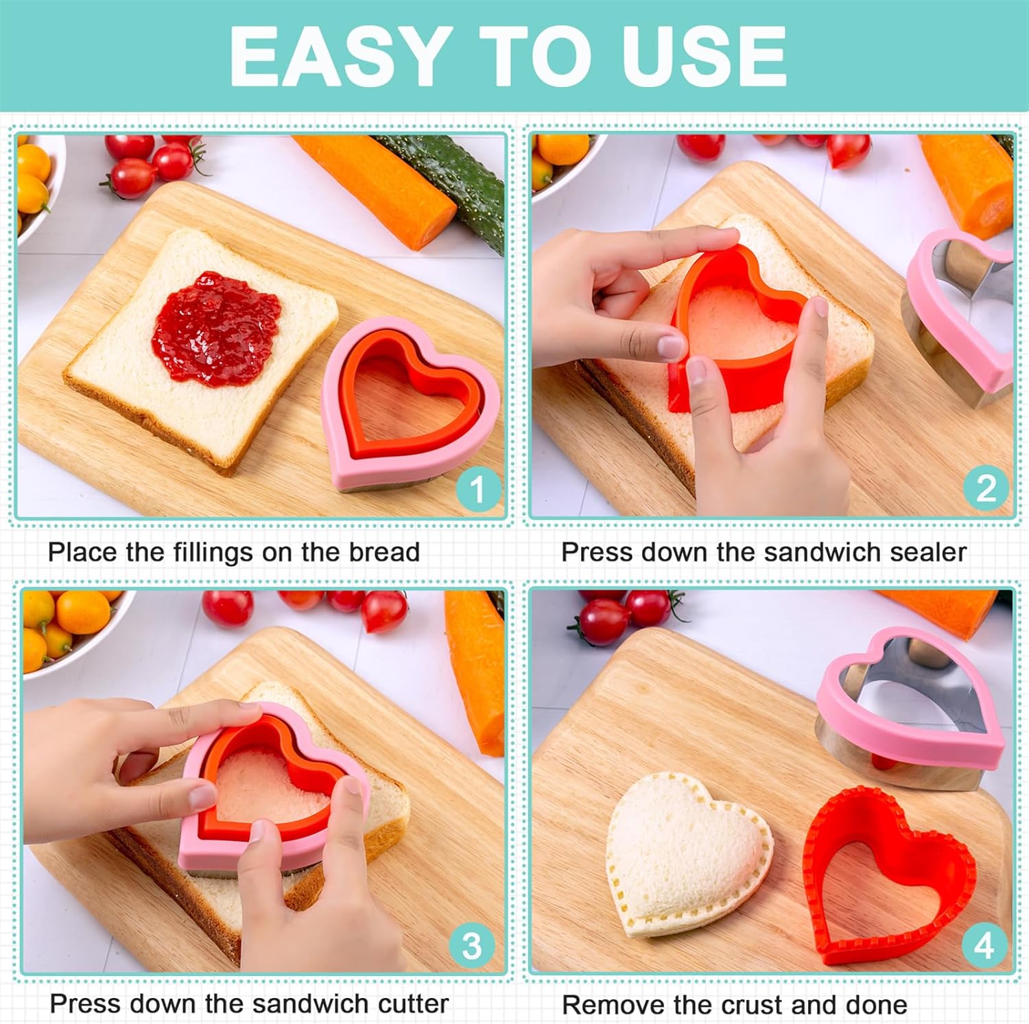 Your kid’s first baking adventure made simple "FunBite Cutter Set 🍪✨"
