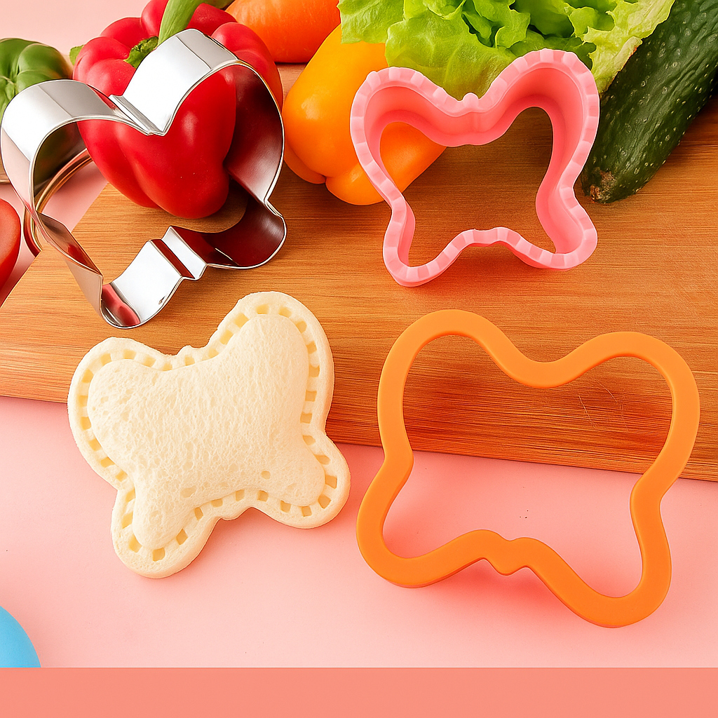 Your kid’s first baking adventure made simple "FunBite Cutter Set 🍪✨"