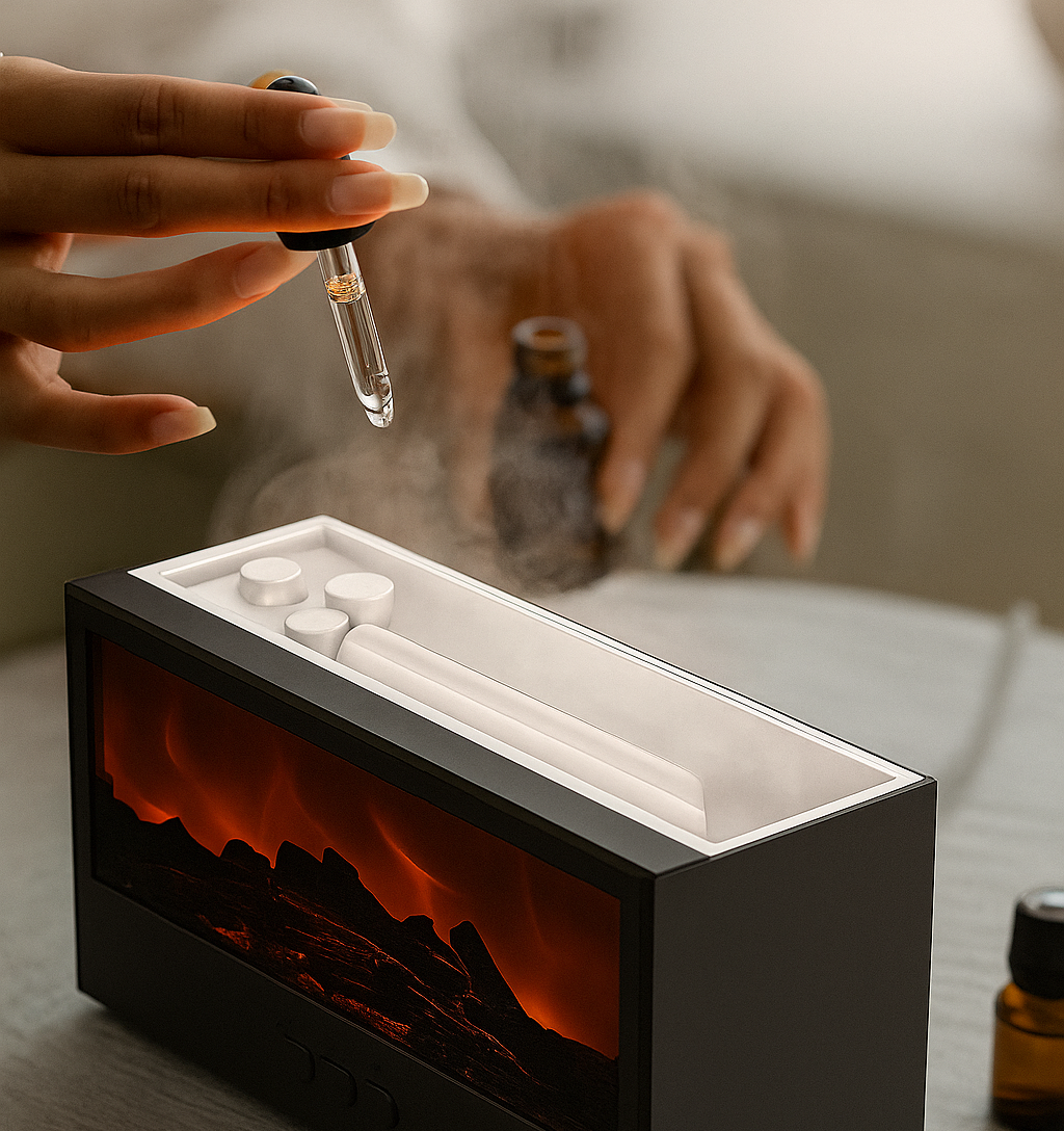 Aurora Flame Diffuser 🔥🌈